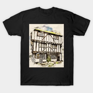 The Cherub Inn - Watercolour T-Shirt